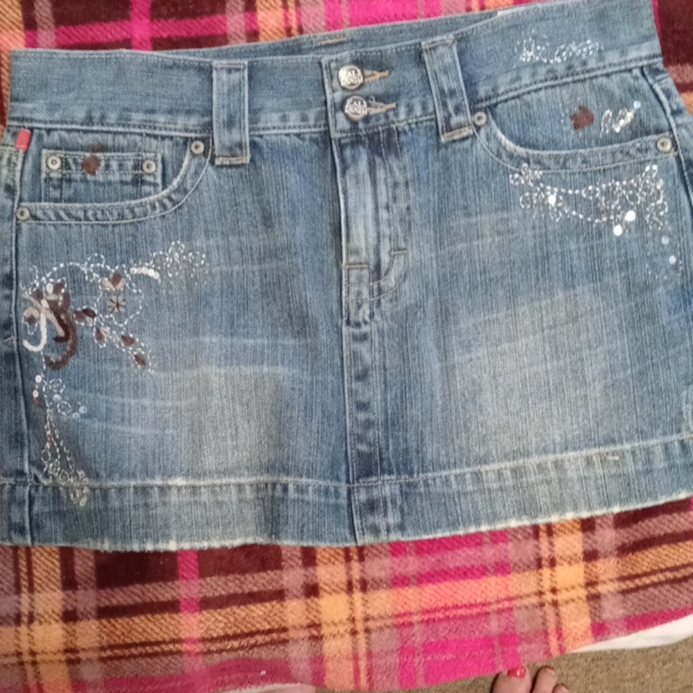 Kali Denim mini skirt, size 9